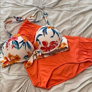 Push-Up Floral 2-Piece Swimsuit